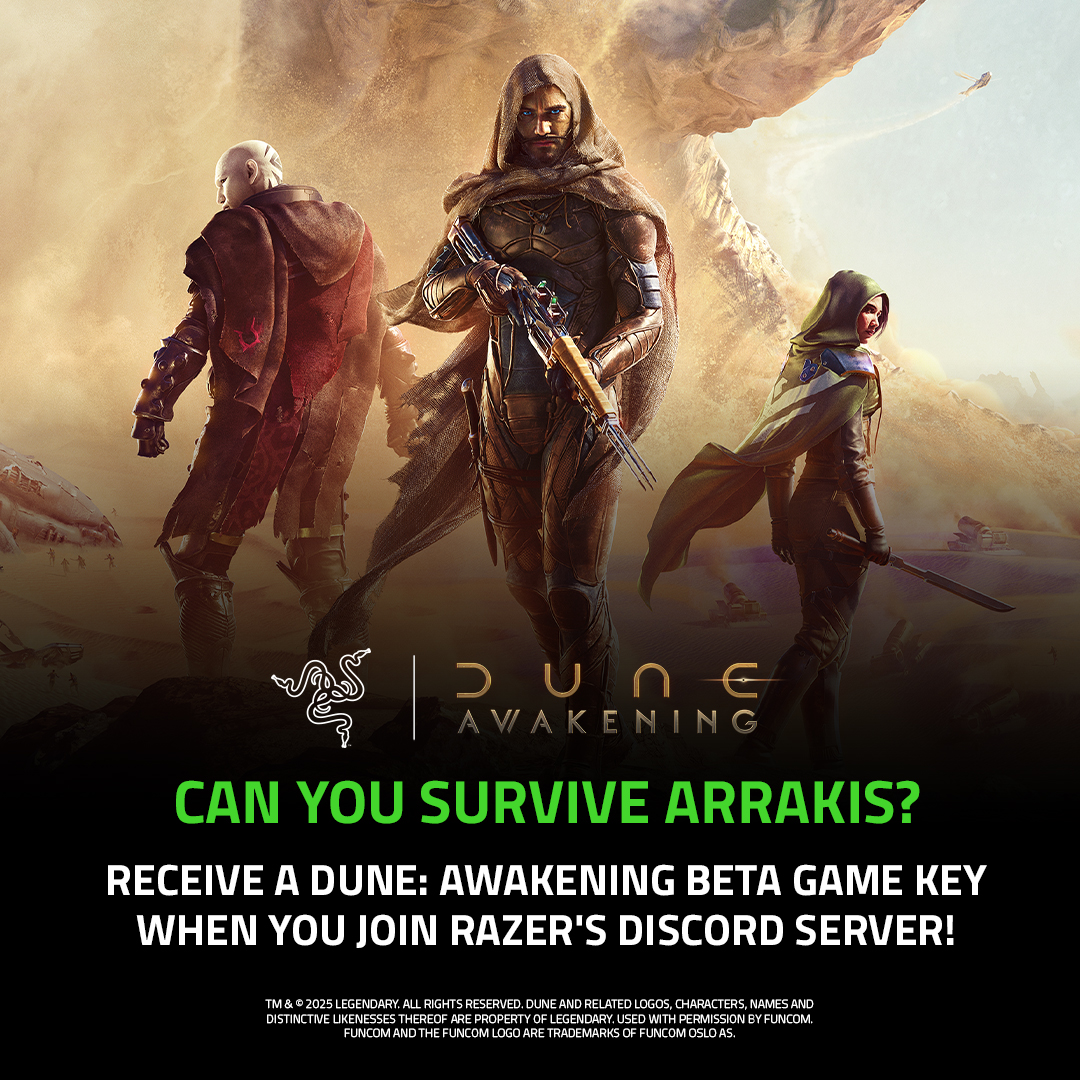 ⚔️ Kum Fırtınasında Hayatta Kal - Razer x Dune: Awakening