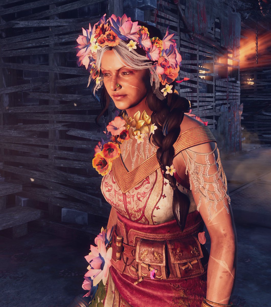 PeakPekoe's tweet photo. Goddess of spring this may be the best outfit in the game https://t.co/Xk8zV38UAC