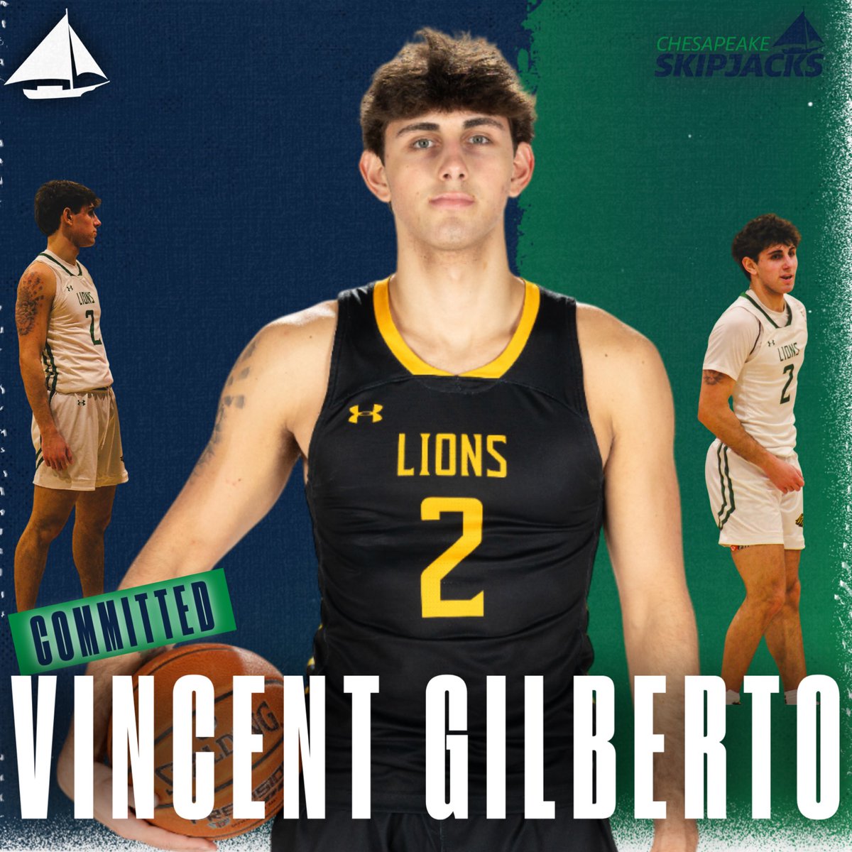 We would like to welcome Vincent Gilberto to SkipjackNation. Vincent will be coming to Chesapeake College from Queen Anne’s County High School in Maryland. 

#RollJacks