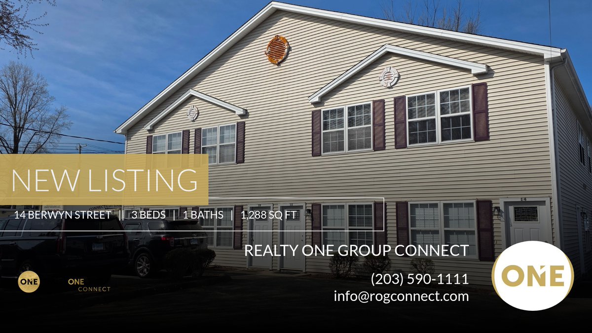 rogconnect's tweet image. 📍 New Listing 📍 Take a look at this fantastic new property that just hit the market located at 14 Berwyn Street in Milford. Reach out here or at (203) 747-1358 for more information

Realty ONE Group Connect
A Modern, Lifestyle Re... homeforsale.at/14_BERWYN_STRE…