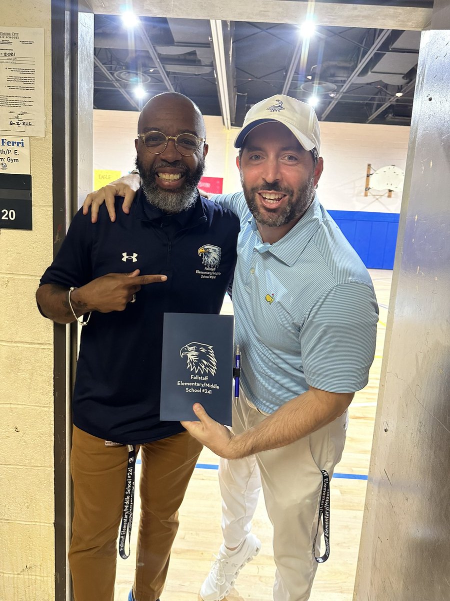 We have the “write” teachers at Fallstaff! For day 2 of teacher appreciation week, we gave every staff member a new Fallstaff notebook to jot down their notes, ideas and keep themselves organized! We can’t wait to share tomorrow’s suprise! #falconsflyhigh🦅