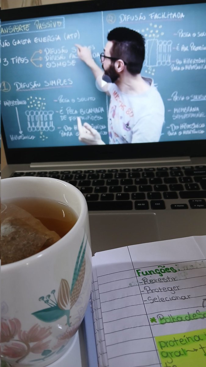 Carolisrm's tweet image. citologia e um cházinho de camomila