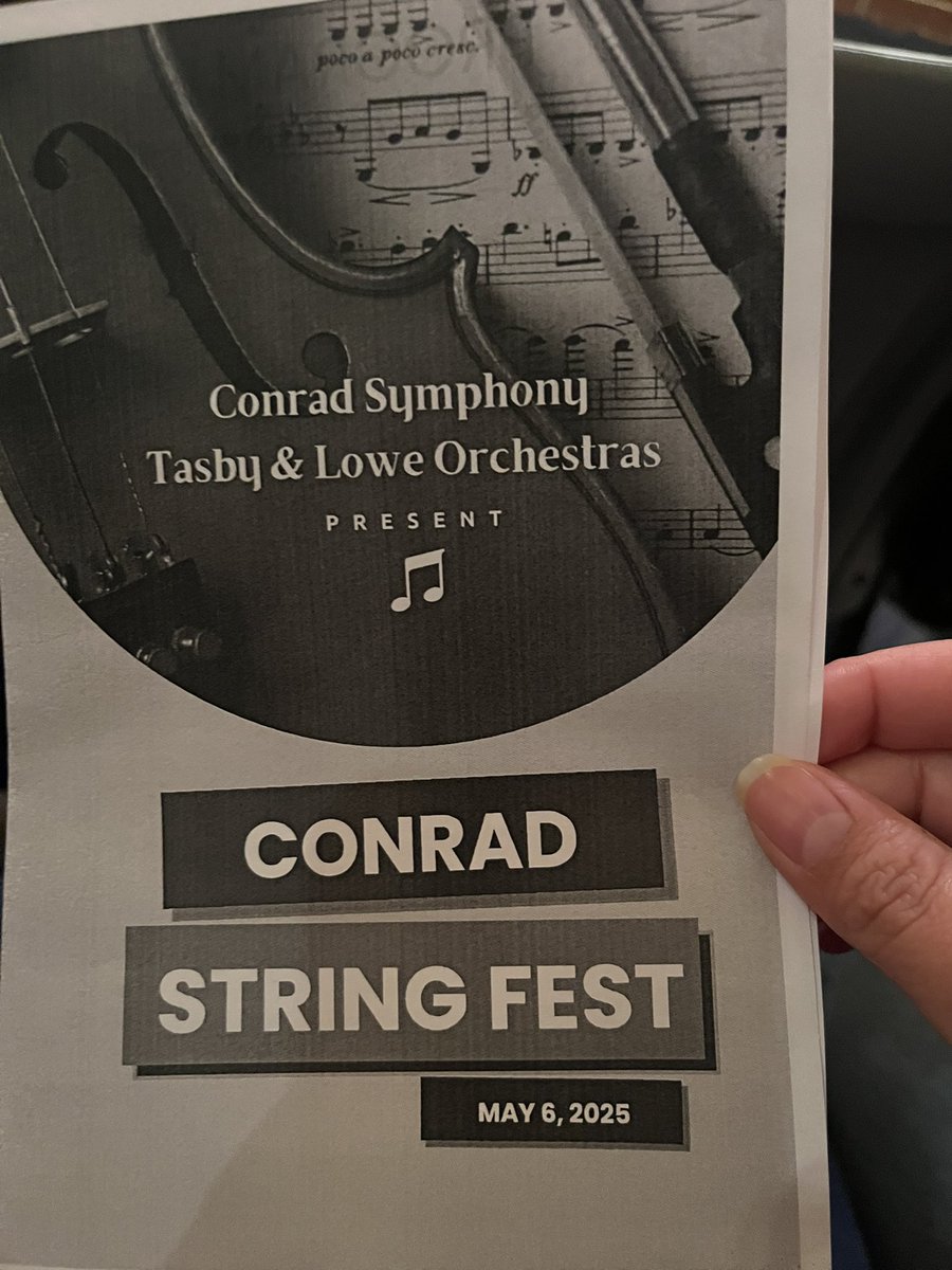 Conrad string fest!! <a href="/DallasISDSupt/">Dr. Stephanie S. Elizalde</a> <a href="/emmettjconradhs/">Emmett J. Conrad HS</a> <a href="/VivFairley/">Vivian Chandler Fairley</a>