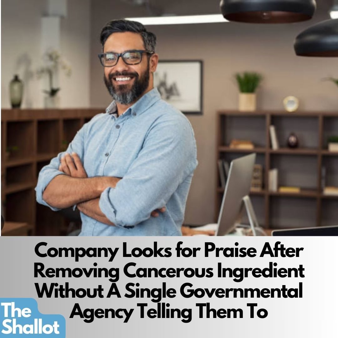 TheShallotTimes's tweet photo. “Honestly, good for us. We should be getting just as much praise as the companies who never used the ingredients in the first place. But no, we’re still the bad guys.” https://t.co/aEQ1waJSXz