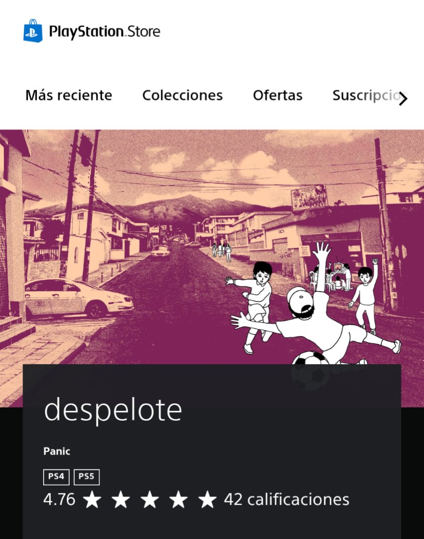 pasamanos 100 reseñas en Steam, muchísimas gracias por el apoyo 🙂🙏🏽

también gracias a todos los que no han dado una reseña en PlayStation. quien sepa si hace un efecto, pero si lo 
apreciamos

dile a tú primo en el facebook también porfa