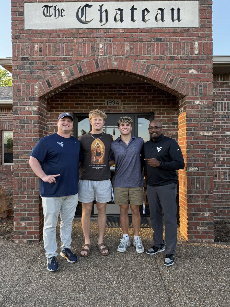 𝓙𝓮𝓽𝓽 𝓖𝓸𝓵𝓭𝓼𝓫𝓮𝓻𝓻𝔂 4⭐️ATH (@jettgoldsberry) on Twitter photo Had a great time with <a href="/CoachGF628/">Gabe Franklin</a> and <a href="/NYSEandeasy/">Michael Nysewander</a> today, thanks for coming and spending the day with me and <a href="/tylerruxer/">Tyler Ruxer</a>!! #GoMountaineers
<a href="/TArlesic12/">Ty Arlesic</a> <a href="/HirschGarrett/">G.Hirsch</a> <a href="/ChuckLillie/">Chuck Lillie</a> <a href="/RealCoachRod/">Rich Rodriguez</a> <a href="/SWiltfong_/">Steve Wiltfong</a> <a href="/On3Keith/">Keith Niebuhr</a> <a href="/AllenTrieu/">Allen Trieu</a> <a href="/247recruiting/">247Sports Recruiting</a> <a href="/adamgorney/">Adam Gorney</a> <a href="/RivalsFriedman/">Adam Friedman</a> <a href="/Rivals/">Rivals</a> Had a great time with <a href="/CoachGF628/">Gabe Franklin</a> and <a href="/NYSEandeasy/">Michael Nysewander</a> today, thanks for coming and spending the day with me and <a href="/tylerruxer/">Tyler Ruxer</a>!! #GoMountaineers
<a href="/TArlesic12/">Ty Arlesic</a> <a href="/HirschGarrett/">G.Hirsch</a> <a href="/ChuckLillie/">Chuck Lillie</a> <a href="/RealCoachRod/">Rich Rodriguez</a> <a href="/SWiltfong_/">Steve Wiltfong</a> <a href="/On3Keith/">Keith Niebuhr</a> <a href="/AllenTrieu/">Allen Trieu</a> <a href="/247recruiting/">247Sports Recruiting</a> <a href="/adamgorney/">Adam Gorney</a> <a href="/RivalsFriedman/">Adam Friedman</a> <a href="/Rivals/">Rivals</a>
