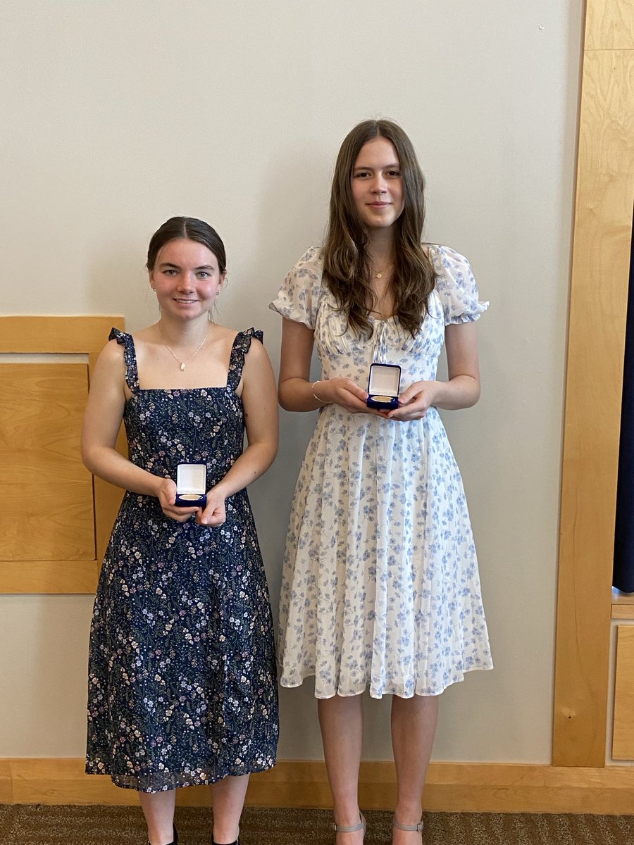 Congratulations to Elise &amp; Beth on receiving the Lieutenant Governor’s Education Medal today at a ceremony at the PHCC. This very prestigious award recognizes Gr.11 students who demonstrate outstanding academic achievement, leadership, &amp; service to their school &amp; community.