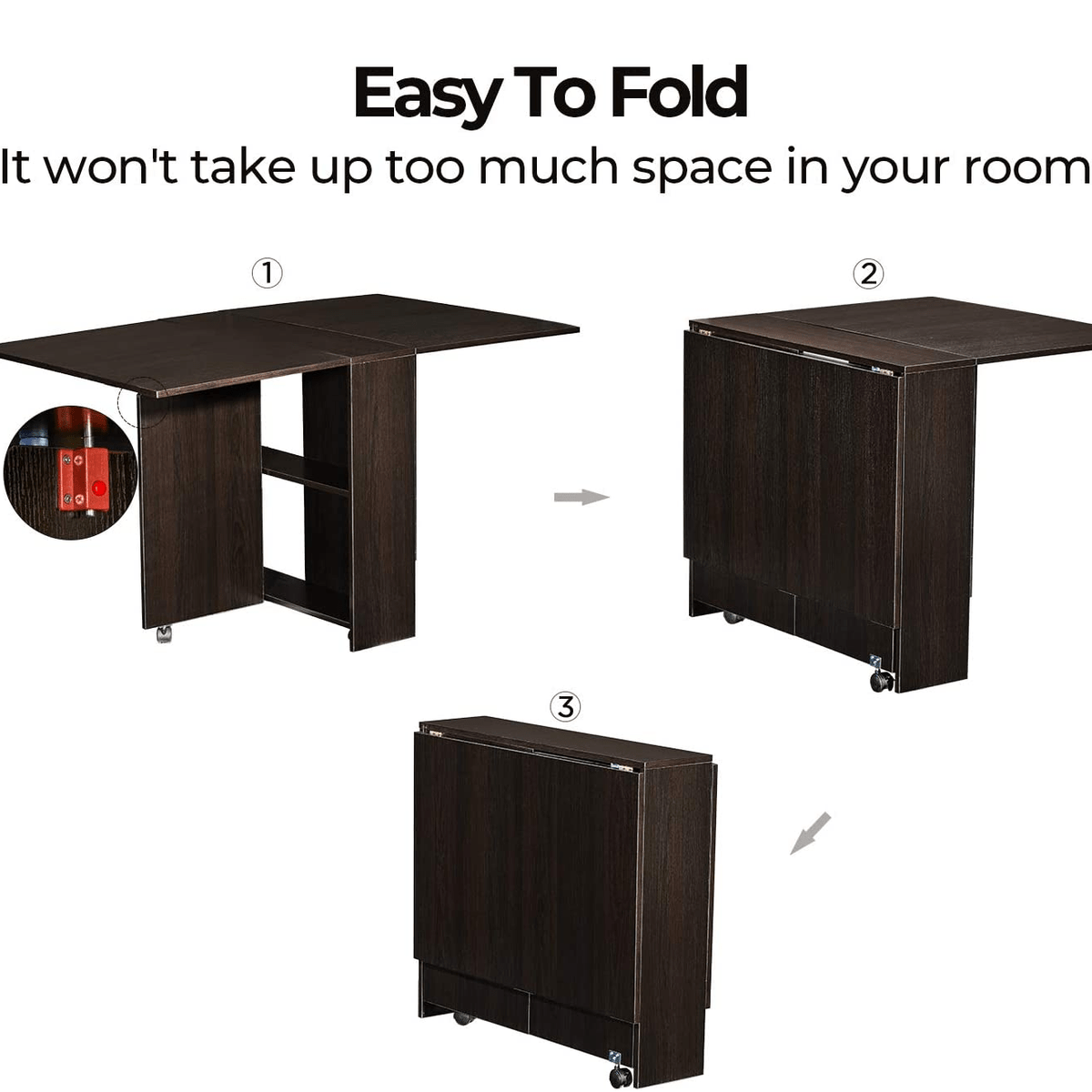 UnicunShop's tweet image. Need extra space? 🤔 This folding & expanding table is a game changer!  It's a dining table, desk, storage cabinet...the list goes on! ✨ Get yours here: unicun.com/product/foldin… 🤯 #spaceSaving #homedecor #multifunctionalfurniture