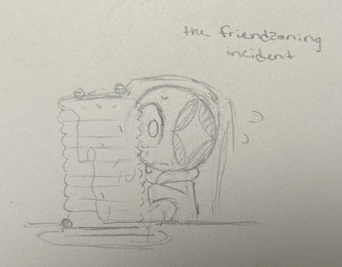 Spr0utingg's tweet photo. mini tread of some drawings from my sketchbook!!!!!
most of them are based on some fics I read I wrote them at the top or side of the drawings https://t.co/IXZCXmQsg6