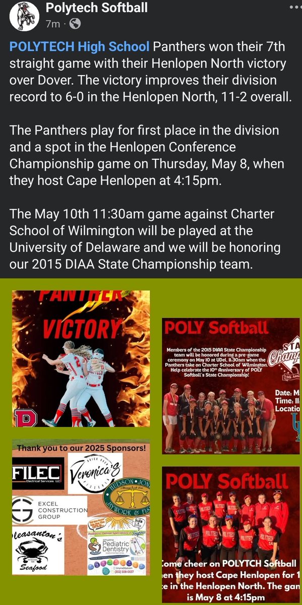POLYTECH Softball (@polytechsb) on Twitter photo 