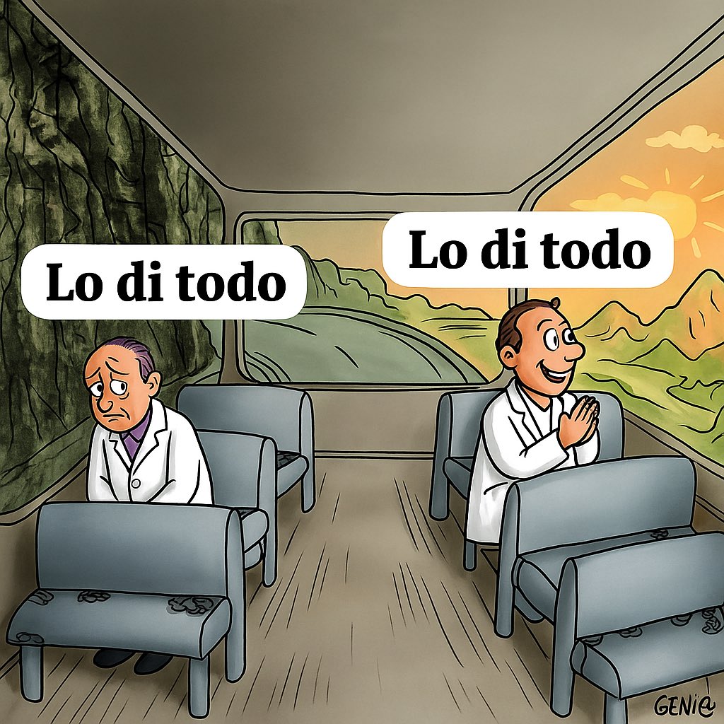 El de la izquierda soy yo al final del exámen:
