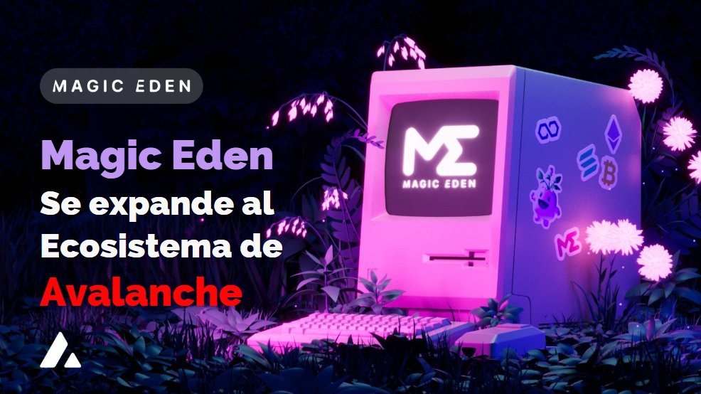 KarotLover🔺️Team1🔺️ (@karot_lover) on Twitter photo 🧐Sabias que ya puedes comprar y vender NFTs en MagicEden en la Red de Avalanche?
👉Si, ya es posible operar en uno de los marketplace de NFTs mas importantes con la red de <a href="/avax/">Avalanche🔺</a>.
Esta es una manera super simple de conseguir las colecciones de NFTs de esta red y sobre todo de 🧐Sabias que ya puedes comprar y vender NFTs en MagicEden en la Red de Avalanche?
👉Si, ya es posible operar en uno de los marketplace de NFTs mas importantes con la red de <a href="/avax/">Avalanche🔺</a>.
Esta es una manera super simple de conseguir las colecciones de NFTs de esta red y sobre todo de