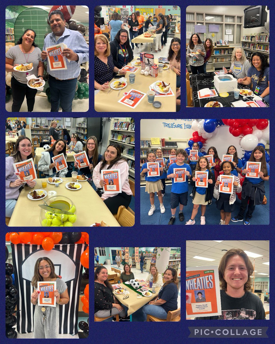Today, Student Council teamed up with PTSA to serve up a champion-worthy breakfast—complete with Wheaties-inspired cereal boxes for every staff member! The fun (and appreciation) continues! #AppreciationWeek #BreakfastOfChampions