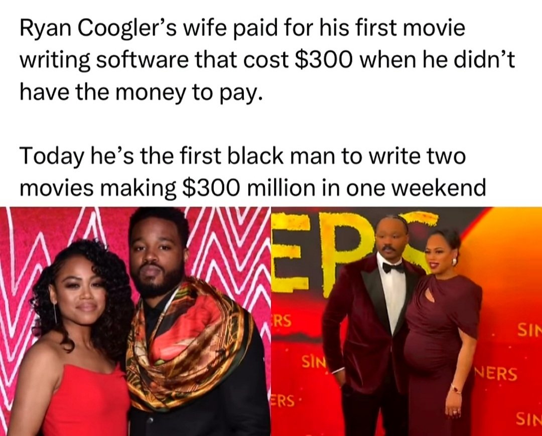 ashiabiz's tweet image. Achievement: #RyanCoogler&apos;s talent continues to elevate.
The exemplary couple&apos;s positive #powerDynamic
