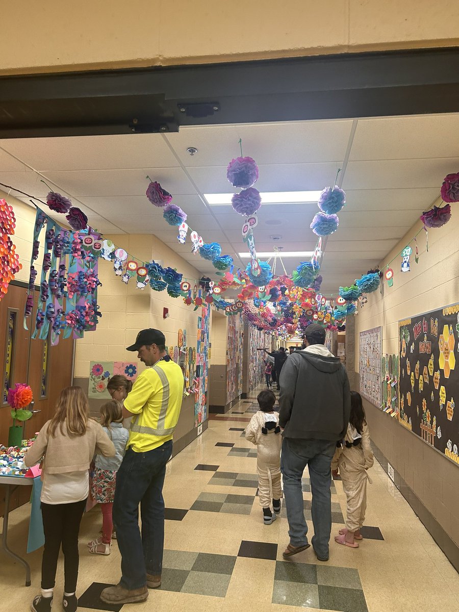 What a lovely evening! Thank you to Mrs. Busch for putting on a beautiful art show! Thank you to all the families who came out to support the arts!