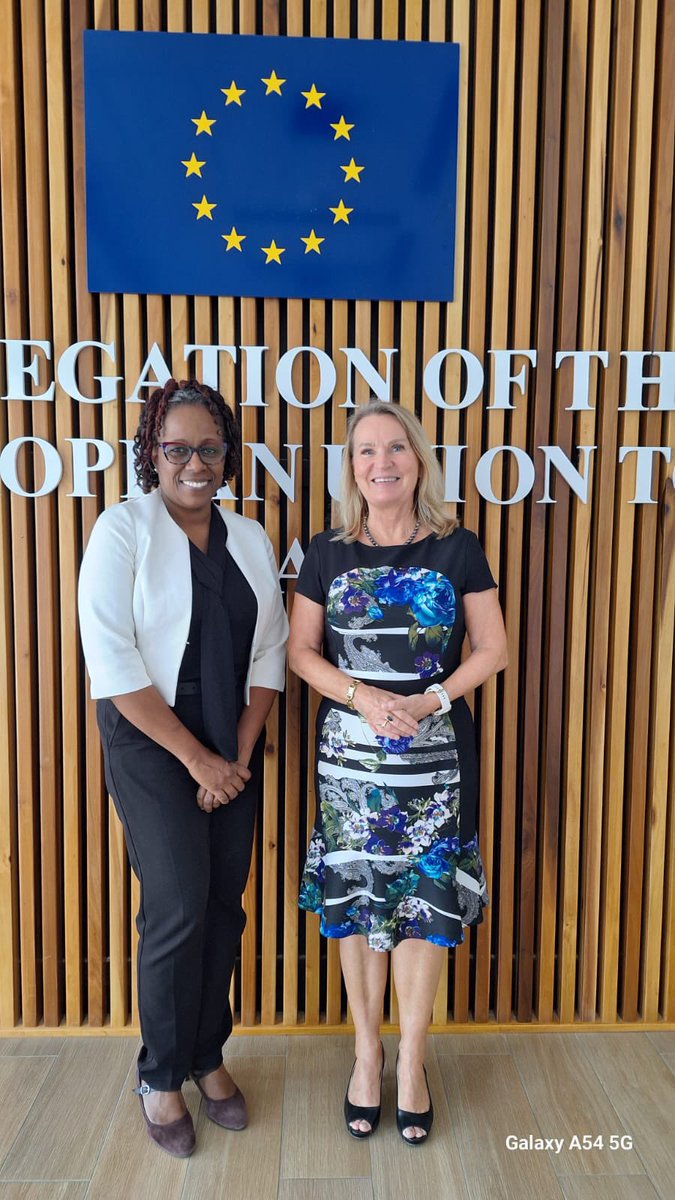 European Union Ambassador Dr. Erja Askola was happy to exchange views with Jamaica’s Ambassador Designate to the European Union Mrs Diedre  Mills on the priorities and the current state of the EU-JA partnership.