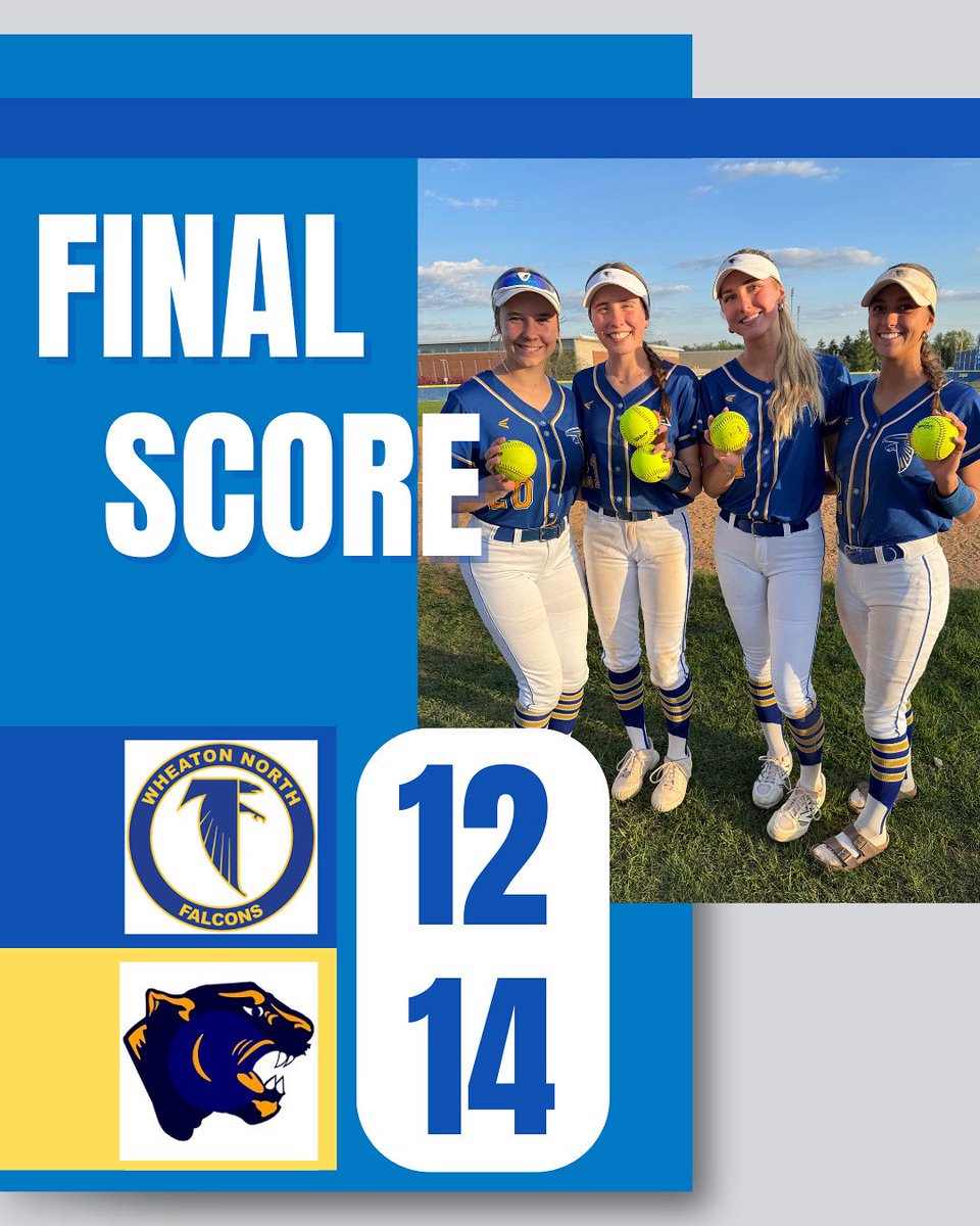 Wheaton North Softball (@softballwn) on Twitter photo May not have gone our way today against a stacked Oswego team, but so much to be proud of.
BOMBS AWAY 💣 by <a href="/DSurber2027/">Delaney Surber</a> , <a href="/ReaganXwaite/">Reagan Crosthwaite</a> , <a href="/makaylahammer12/">makayla hammer</a> , <a href="/adelpret12/">abby del preto</a>
Girls had great energy and fought hard today. Good job, Falcons! May not have gone our way today against a stacked Oswego team, but so much to be proud of.
BOMBS AWAY 💣 by <a href="/DSurber2027/">Delaney Surber</a> , <a href="/ReaganXwaite/">Reagan Crosthwaite</a> , <a href="/makaylahammer12/">makayla hammer</a> , <a href="/adelpret12/">abby del preto</a>
Girls had great energy and fought hard today. Good job, Falcons!