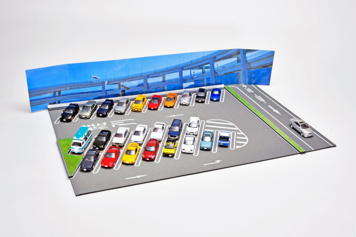 トミカラマ ヴィンテージ13a 大黒パーキングエリア マットB（トヨタ