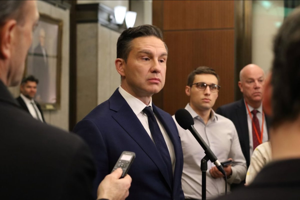 VoyceReason's tweet photo. "Mr Poilievre, is it true you picked Andrew Scheer as the interim leader in the House because he is totally inept, and Canadians already dislike him? Were you worried if you chose someone with intellect and maturity the party might decide they didn't want you back in six months?" https://t.co/YKIy5SRyjA