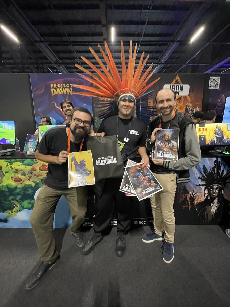 mitogamesbrasil's tweet image. Estivemos na @gamescomlatam 2025 com a demo de Tupi: A Lenda de Arariboia e o novo trailer no ar! 🐍🔥
Vencemos o Pitch Arena da @abragames_oficial e seguimos levando a cultura 🇧🇷 aos games!
Obrigado a todos que passaram por nosso estande! 💙

#gamescomlatam #gamebr