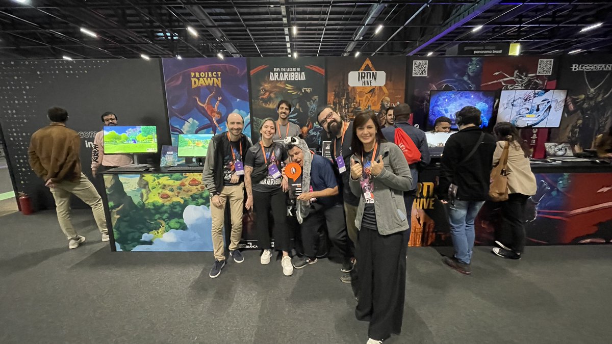 mitogamesbrasil's tweet image. Estivemos na @gamescomlatam 2025 com a demo de Tupi: A Lenda de Arariboia e o novo trailer no ar! 🐍🔥
Vencemos o Pitch Arena da @abragames_oficial e seguimos levando a cultura 🇧🇷 aos games!
Obrigado a todos que passaram por nosso estande! 💙

#gamescomlatam #gamebr