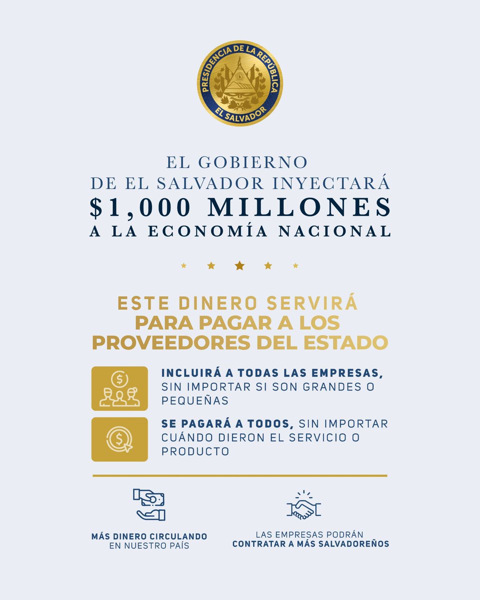 Reactivación económica 🇸🇻