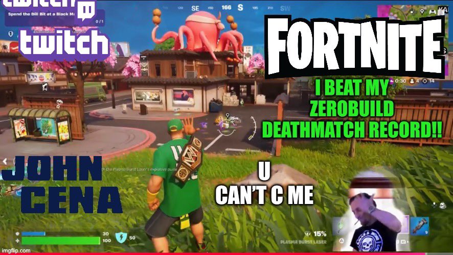 Josh Plays Fortnite (PS5) - Live on Twitch | U Cant C Me ! John Cena Bre... youtu.be/nZF_fQyzqyw?si… via <a href="/YouTube/">YouTube</a>
