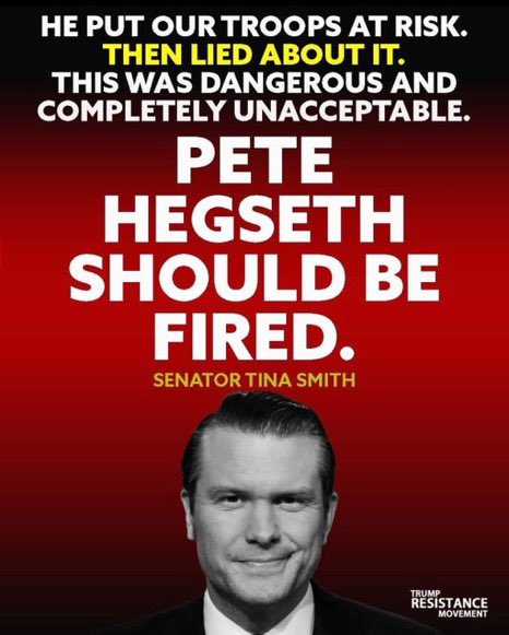 <a href="/RonFilipkowski/">Ron Filipkowski</a> This admin is HORRIFYING! 

‼️FIRE Hegseth! 
‼️FIRE Hegseth! 
‼️FIRE Hegseth! 
‼️FIRE Hegseth! 
‼️FIRE Hegseth! 
‼️FIRE Hegseth! 
‼️FIRE Hegseth! 
‼️FIRE Hegseth! 
‼️FIRE Hegseth! 
‼️FIRE Hegseth!