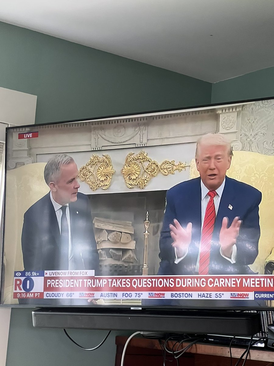 Liberal voters got played! Possible <a href="/PierrePoilievre/">Pierre Poilievre</a> got played.
The US an Canada are “friends” now
Trump is closer to get Alberta. It would be funny if it was not so sad.