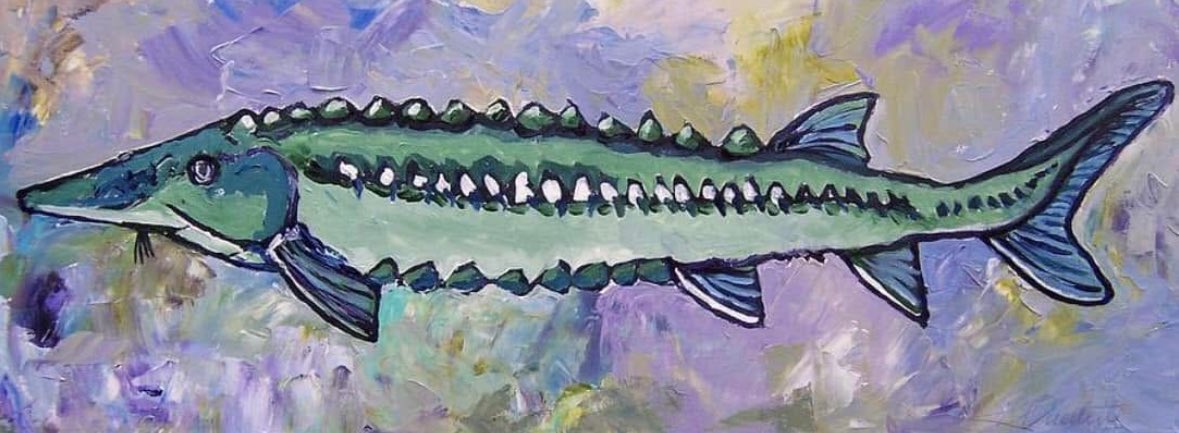 In Ojibwe our word for sturgeon is naameh.  Also translates to the ancient feeder.