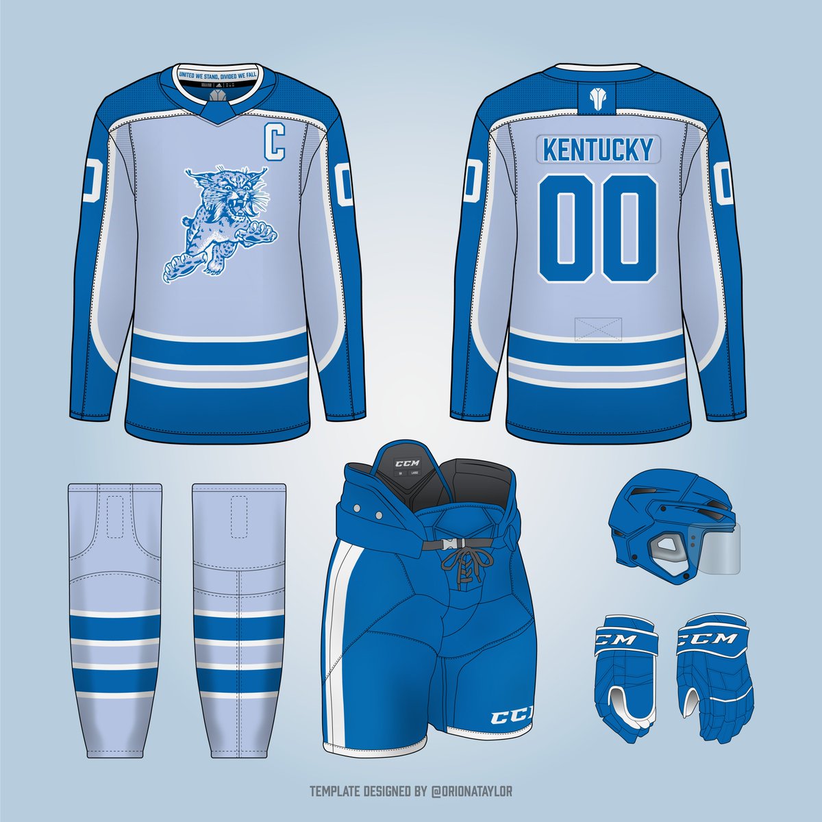 Mockup of a <a href="/KentuckyHKYClub/">Kentucky Hockey Club</a> retro jersey