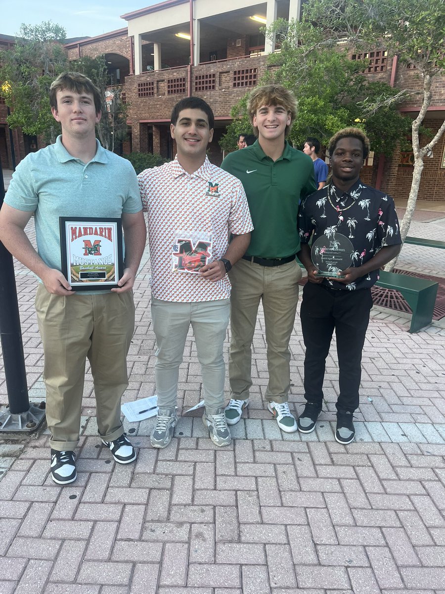 Congratulations to all our award winners and Varsity  letter recipients. Go, Mustangs!