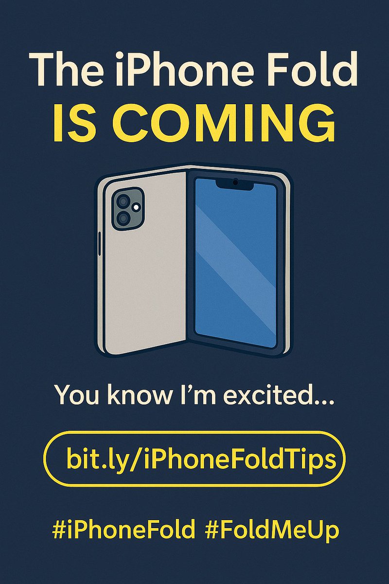 soulfullylaura's tweet image. Okay, Apple... you had me at “fold.” 📱🫠
Two big wins over the Galaxy Z Fold?! I’m folding faster than my laundry.
Catch me in 2026 living my best flip phone fantasy—again.
And these older eyes need that extra space
🔗 bit.ly/3Z2mEMu
#iPhoneFold #FoldMeUp #TechAddict…