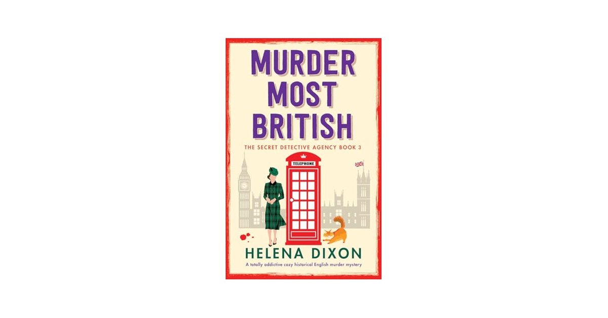 🔍  Preorder is now up for book 3! Murder Most British.  Jane, Arthur, Benson and Marmaduke🐈  return on another case💂‍♂️  geni.us/B0F678D2F8auth…