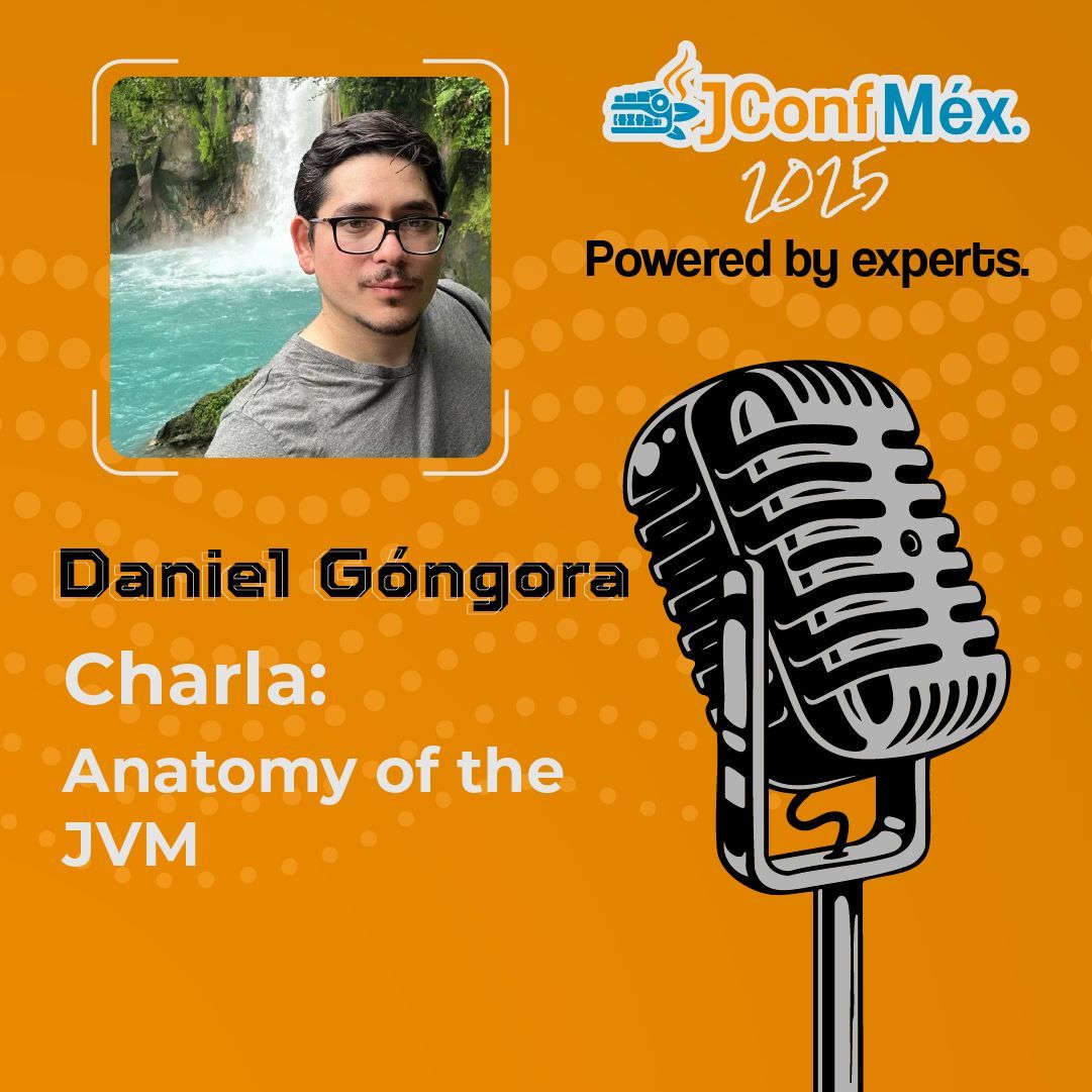 ¡Daniel Góngora está listo para #JConfMéx2025!
Yucateco, fan del hiking y devoto esposo 🥾💻
Nos acompaña este 7 de junio en Guadalajara
🎟️ Adquiere tus boletos aquí: eventos.jconf.mx/event/2/jconf-…
#DanielGóngora #JavaCommunity #TechHiker #YucatecoCodea #JVM #ConferenciaJava