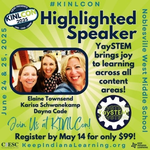 Karisa Schwanekamp (@mrsschwanekamp) on Twitter photo We could not be more excited to be speaking at <a href="/KeepINLearning/">Keep Indiana Learning</a> #KINLCon
๐ข Come on an ADVENTURE with us as we host 3๏ธโฃsessions packed with awesome learning you can bring your students tomorrow=STEM, outdoor adventures, app smashing, & of course <a href="/magicschoolai/">MagicSchool AI ๐ ๐ชโจ</a> ๐
<a href="/YaySTEM/">YaySTEM!</a> ๐ We could not be more excited to be speaking at <a href="/KeepINLearning/">Keep Indiana Learning</a> #KINLCon
๐ข Come on an ADVENTURE with us as we host 3๏ธโฃsessions packed with awesome learning you can bring your students tomorrow=STEM, outdoor adventures, app smashing, & of course <a href="/magicschoolai/">MagicSchool AI ๐ ๐ชโจ</a> ๐
<a href="/YaySTEM/">YaySTEM!</a> ๐