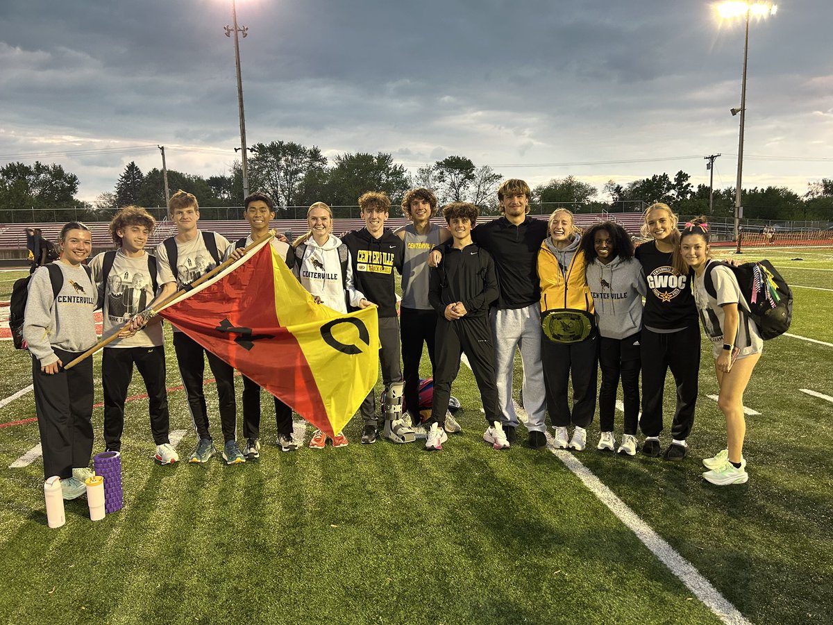 A terrific night of track and field tonight for the 18th annual Warrior Elk Dual meet! Kids got after it and competed at a high level, beyond impressed from start to finish!  Congrats on the big win Elks- The flag and belt return to 500 East Franklin!!