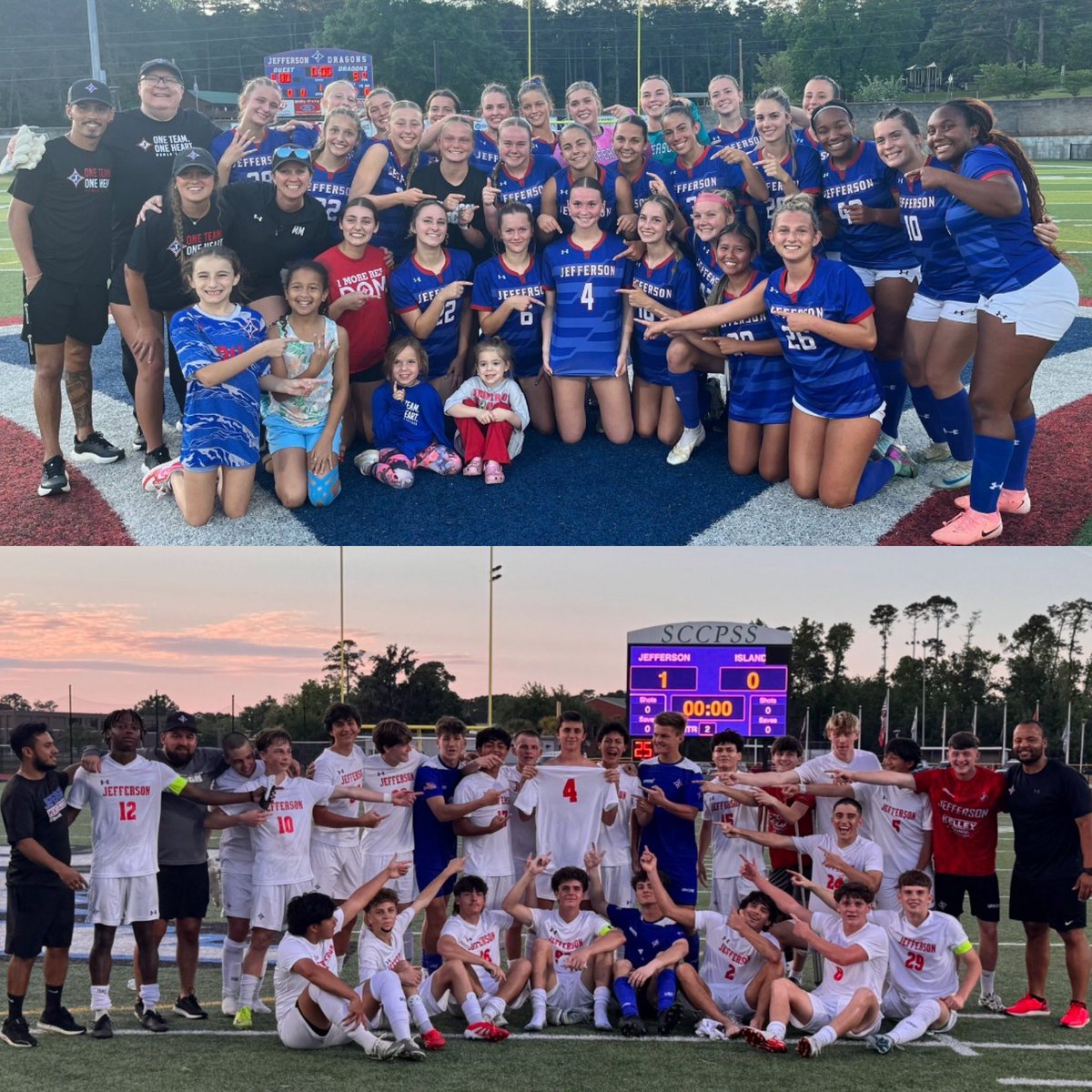 ⚽️ FINAL FOUR BOUND ⚽️ 

Congrats to both our girls and boy’s soccer teams!!  🏆