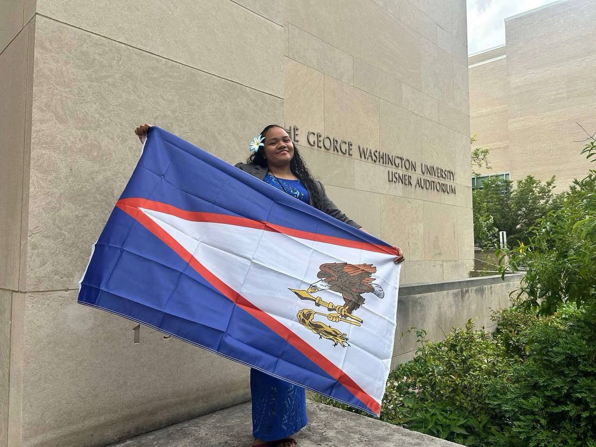 Cheering on Hazel Ipuniuesea Leo of Masefau, a senior at Iakina Adventist Academy, as she represents American Samoa at the Poetry Out Loud National Semifinals in D.C.! Fa’amalosi Hazel!

#AmericanSamoaProud #PoetryOutLoud #StudentVoices #MasefauStrong