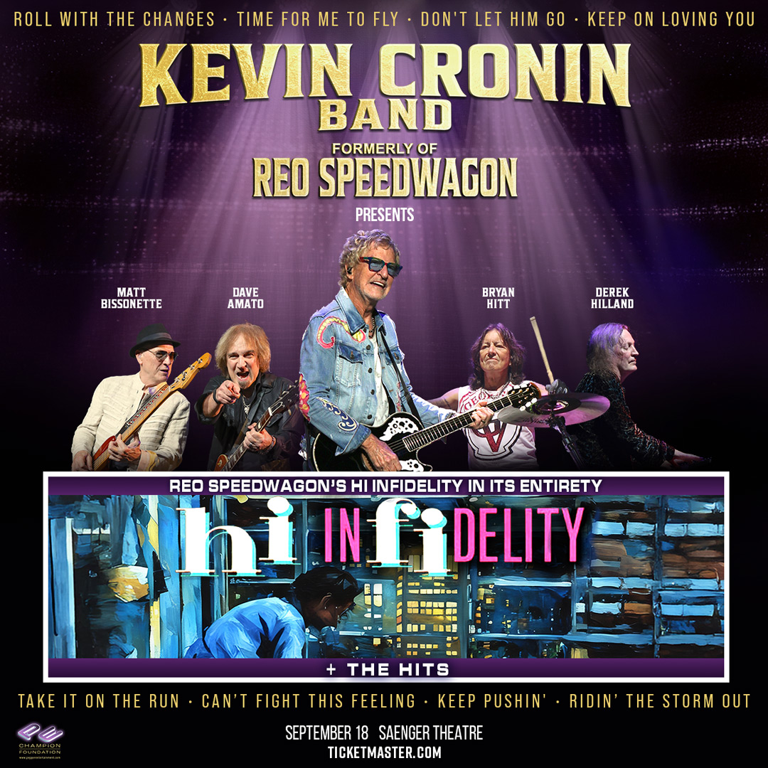 ON SALE NOW! The Kevin Cronin Band is bringing all the legendary REO hits + more to the Mobile Saenger Theatre September 18th! Get seats now at the box office or bit.ly/kcb25 

#MobileAlabama #MobileAL #MobileCounty #BaldwinCounty #GulfCoast  #Pensacola #Biloxi
