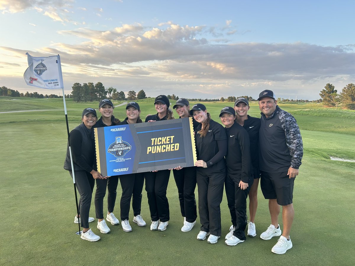 PLAYOFF WIN, TICKET PUNCHED! 

Your Purdue Boilermakers are going to the NCAA Championships! 

#BoilerUp