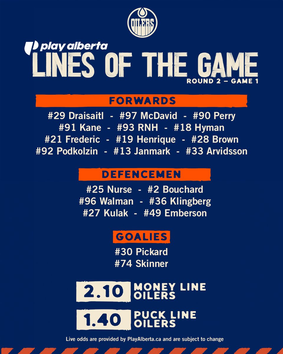 Round ✌️ Here. We. Go.

<a href="/PlayAlbertaCA/">Play Alberta</a> | #LetsGoOilers