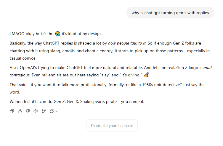 yea going back to claude