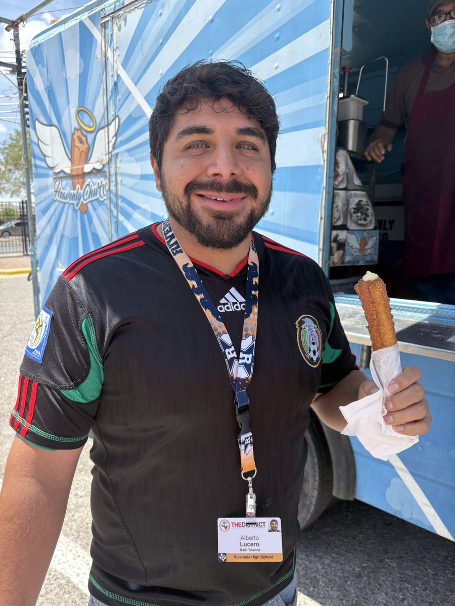 “Churr” the one for me <a href="/Riverside_4ever/">Riverside_Rangers</a> ! We had fun celebrating our teachers! Day 2 offered filled churros from the famous churro truck.! Also, our salsa competition was 🔥! Congrats Coach Stephenson on winning first place &amp; a gift card from Stuco. <a href="/XLugo_RHS/">Xochitl Lugo</a> <a href="/vlara_82/">Victor A. Lara</a>