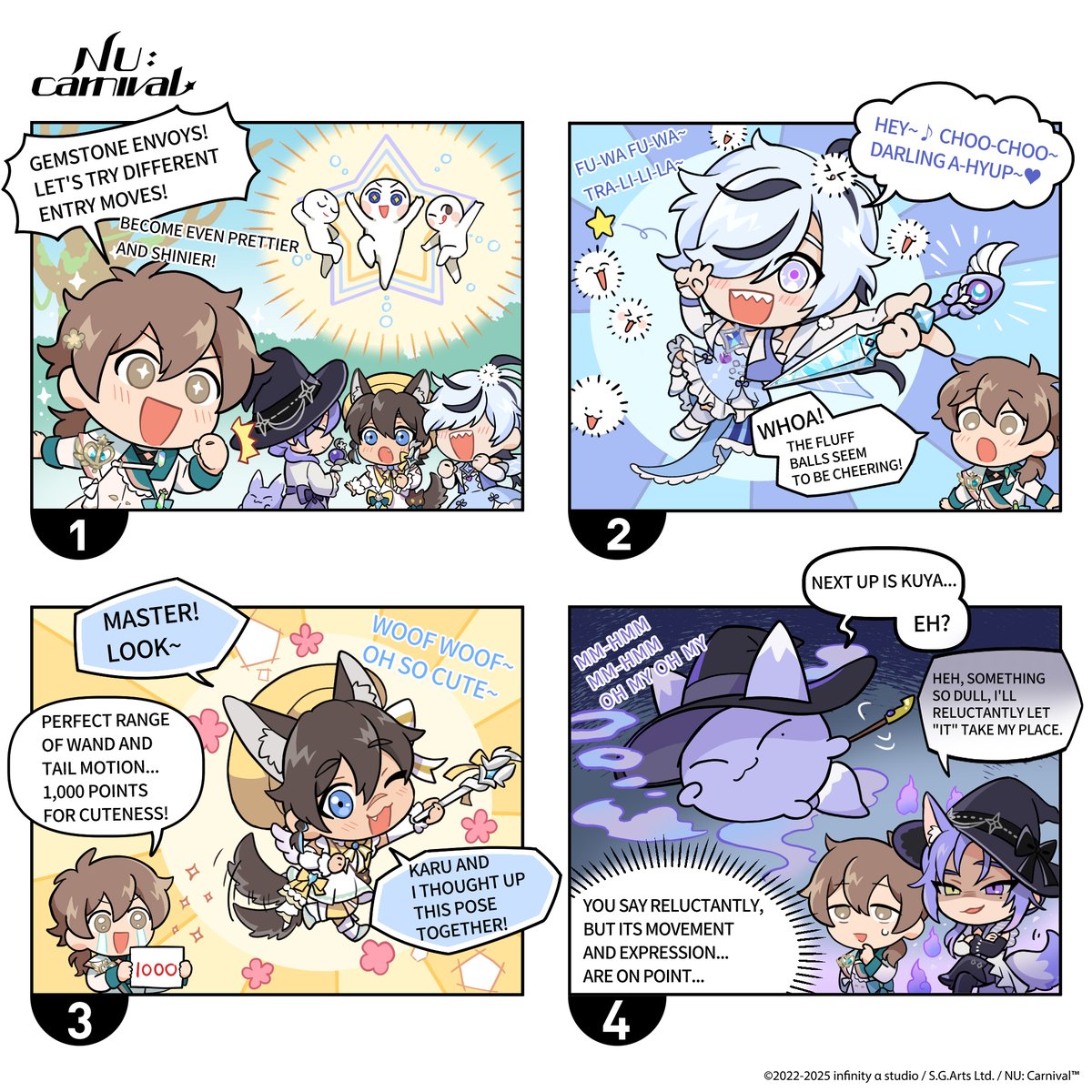 Gemstone envoys, make your shiny entrance! ✨
The envoys' carefully crafted entrance moves and incantations are impeccable, garnering high praise and thumping hearts...

#Shine_GemstoneHeart will soon be coming to an end. Masters, hurry up and drive away the darkness with the