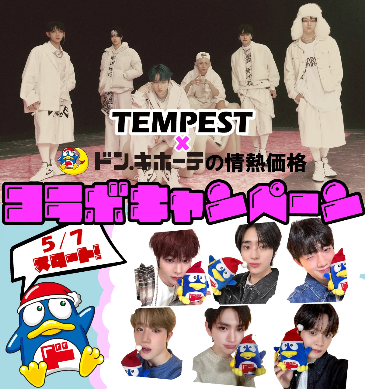 TEMPEST na platformě X: „[📰TPST NEWS] 템페스트, 日 돈키호테 손