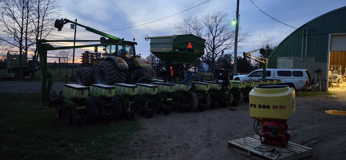 Planter got delivered this morning, few hours of prep work to get her rolling this spring