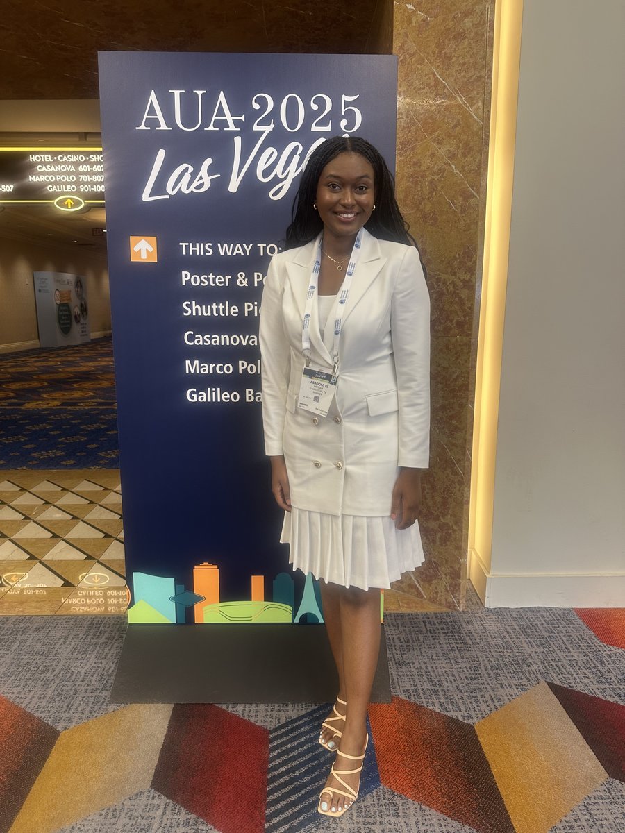 UrologyUnbound's tweet image. Megan Abadom shined at #AUA25 sharing her research findings and expanding her urology network! 🌟
Help make more moments like this happen! bit.ly/Donate-to-Supp… future travel awards!