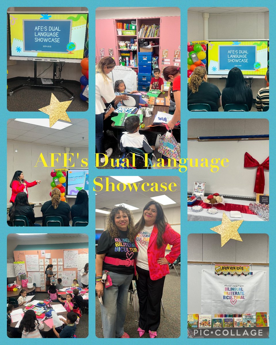Arizona Fleming ES (@afe_stars) on Twitter photo What an incredible celebration of culture, language, and learning! The Dual Language Showcase beautifully highlights the dedication, and bilingual brilliance of our students and educators. Great job Mrs. Vargas and Mrs. Agirman!
<a href="/PrincipalSYoung/">SheNee Young Baker</a> <a href="/Karla_Vargas24/">Karla Vargas</a> <a href="/annaagirman/">Anna</a> What an incredible celebration of culture, language, and learning! The Dual Language Showcase beautifully highlights the dedication, and bilingual brilliance of our students and educators. Great job Mrs. Vargas and Mrs. Agirman!
<a href="/PrincipalSYoung/">SheNee Young Baker</a> <a href="/Karla_Vargas24/">Karla Vargas</a> <a href="/annaagirman/">Anna</a>