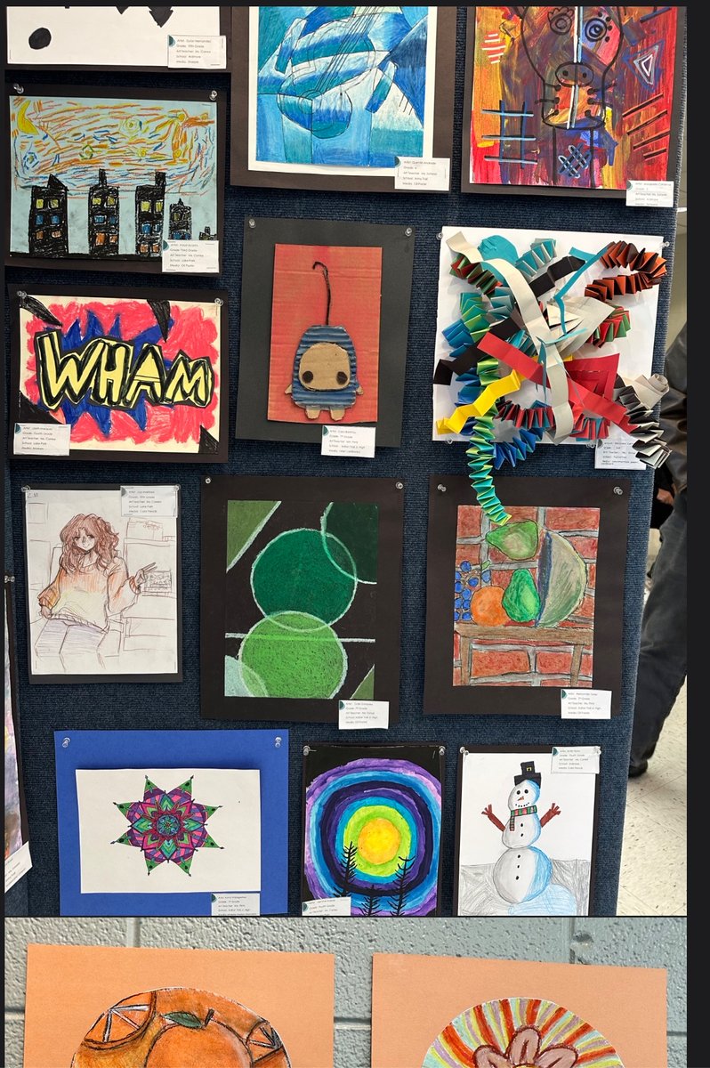 Last week ASD4 had an art exhibit at AT. We had a wide range of talent on display—with stunning visual pieces and creative creations.
